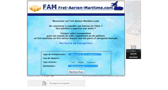 Desktop Screenshot of fret-aerien-maritime.com